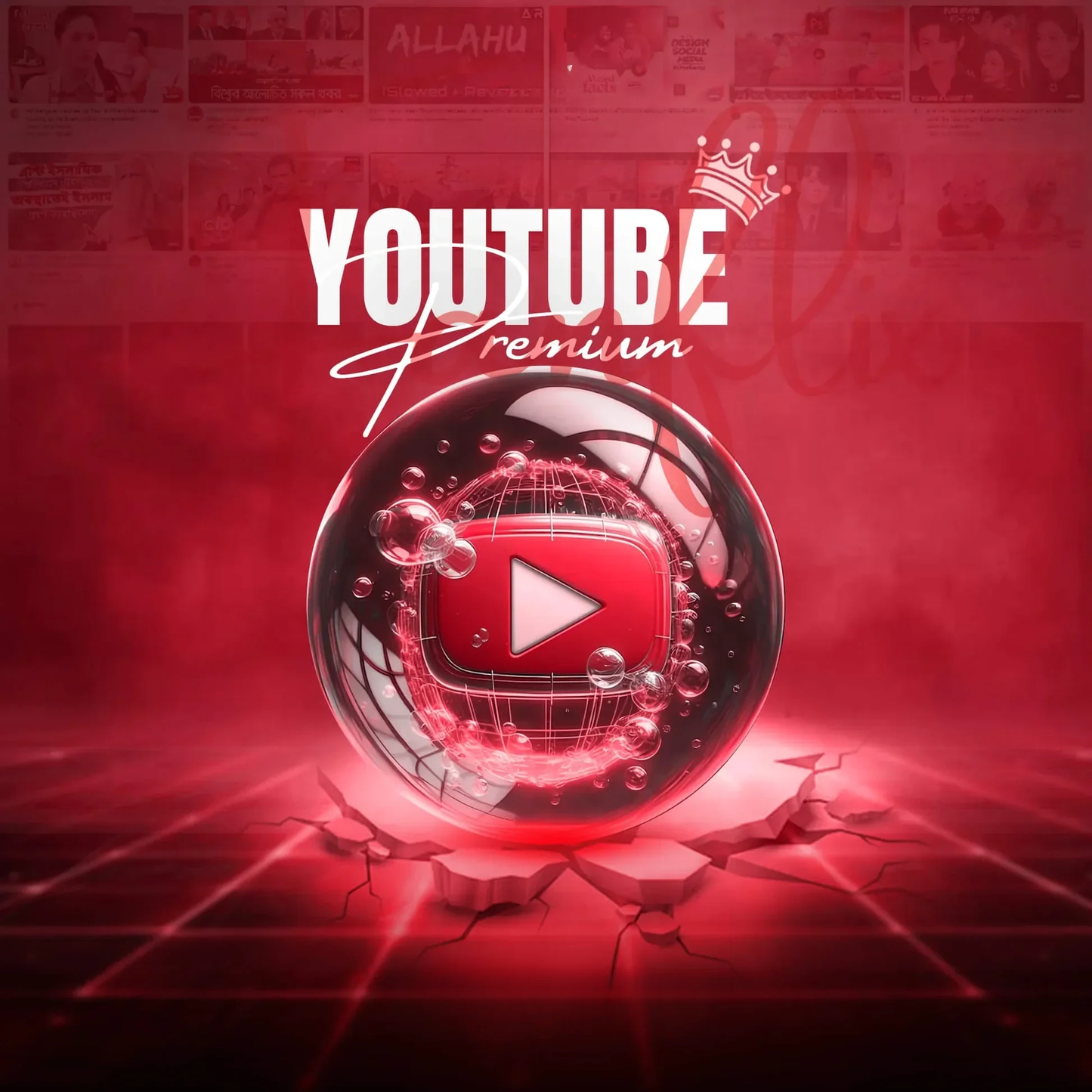 YouTube Premium Family – 1 Month  Main Account Add 5 Members